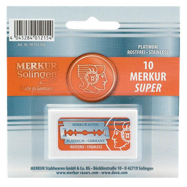 Merkur Super Platinum Double Edge Shaving Blades (10)