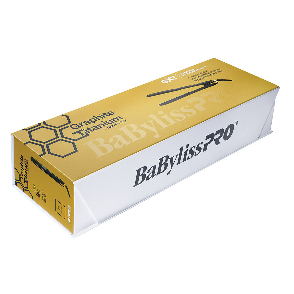 BaByliss PRO Graphite Titanium Straightener - 25mm Package
